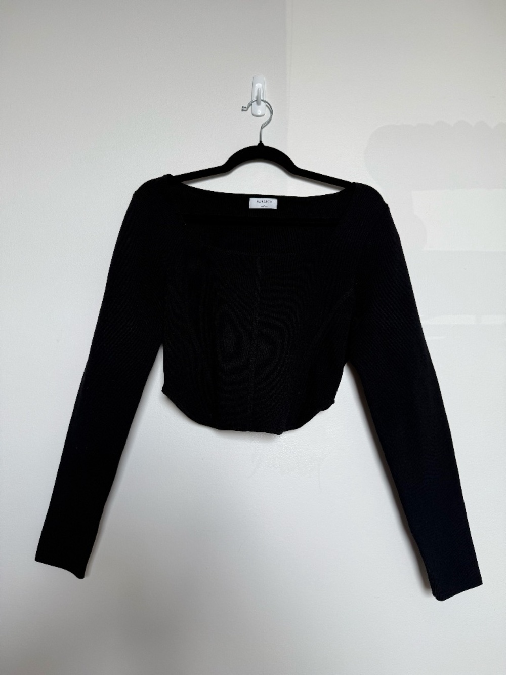 Aritzia Babaton Sculpt Knit Bustier Longsleeve